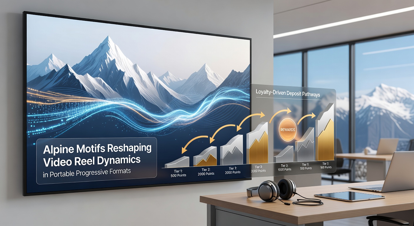 Alpine motifs integrated into mobile progressive slot reel designs showing mountain symbols and dynamic animations
