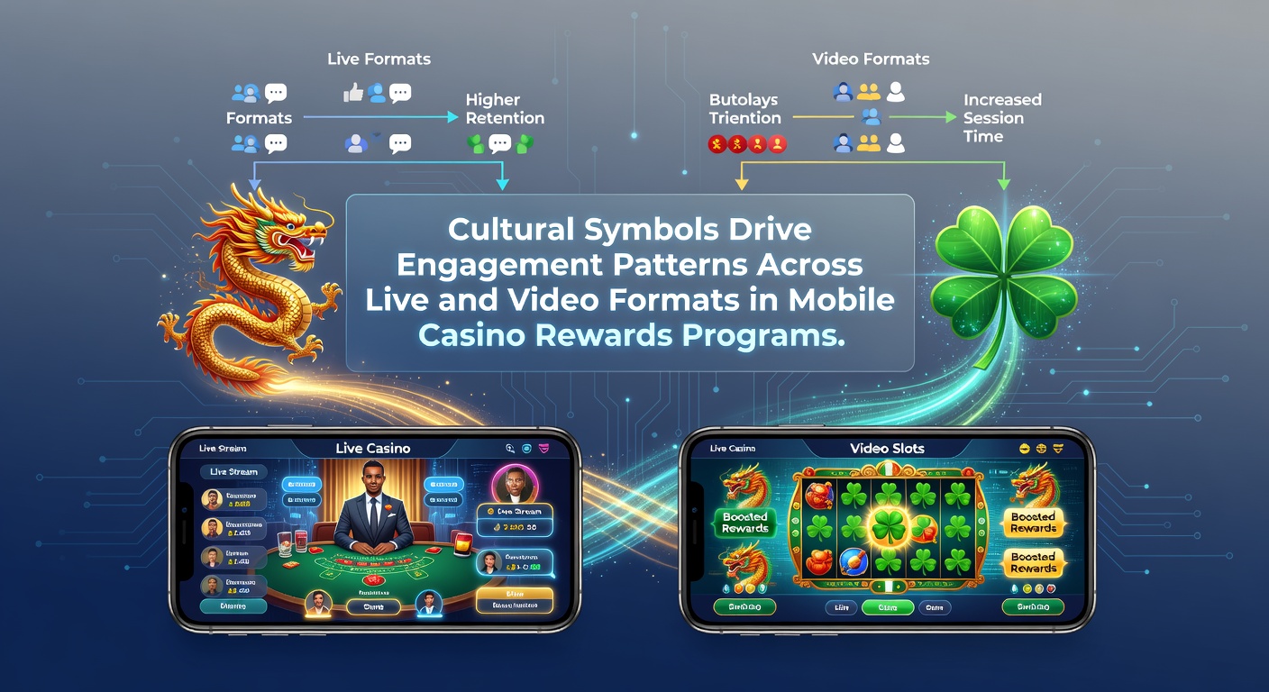 Mobile casino interface displaying cultural symbols integrated into reward program visuals and bonus icons
