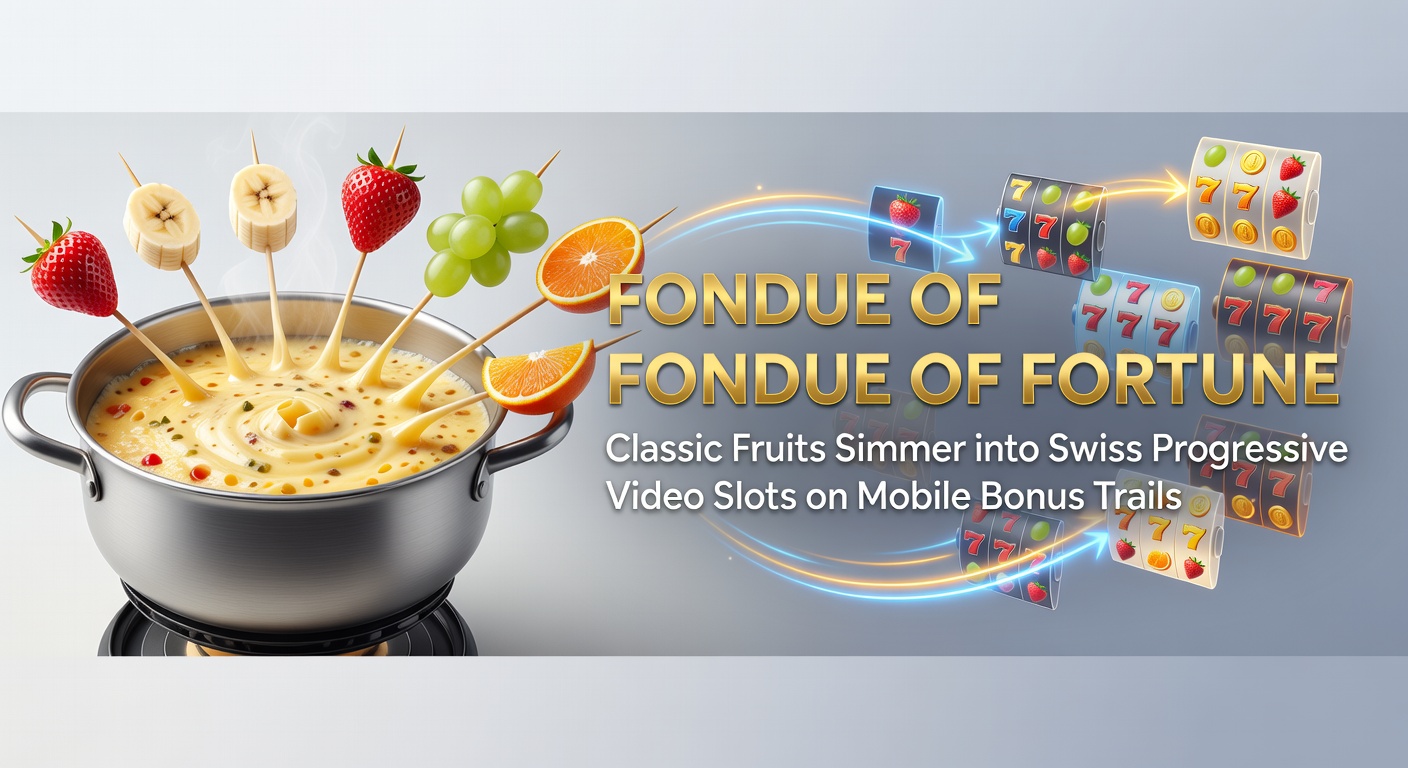 Vibrant Swiss-themed slot reels featuring melting fondue pots alongside classic cherries, lemons, and progressive jackpot counters glowing on a mobile screen