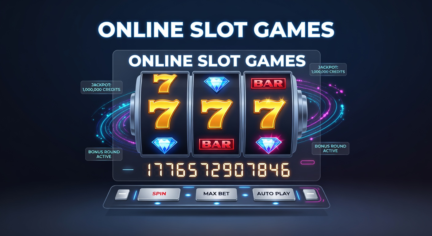 Dynamic online slot reels glowing with neon lights and cascading symbols on a digital screen, capturing the thrill of modern gameplay