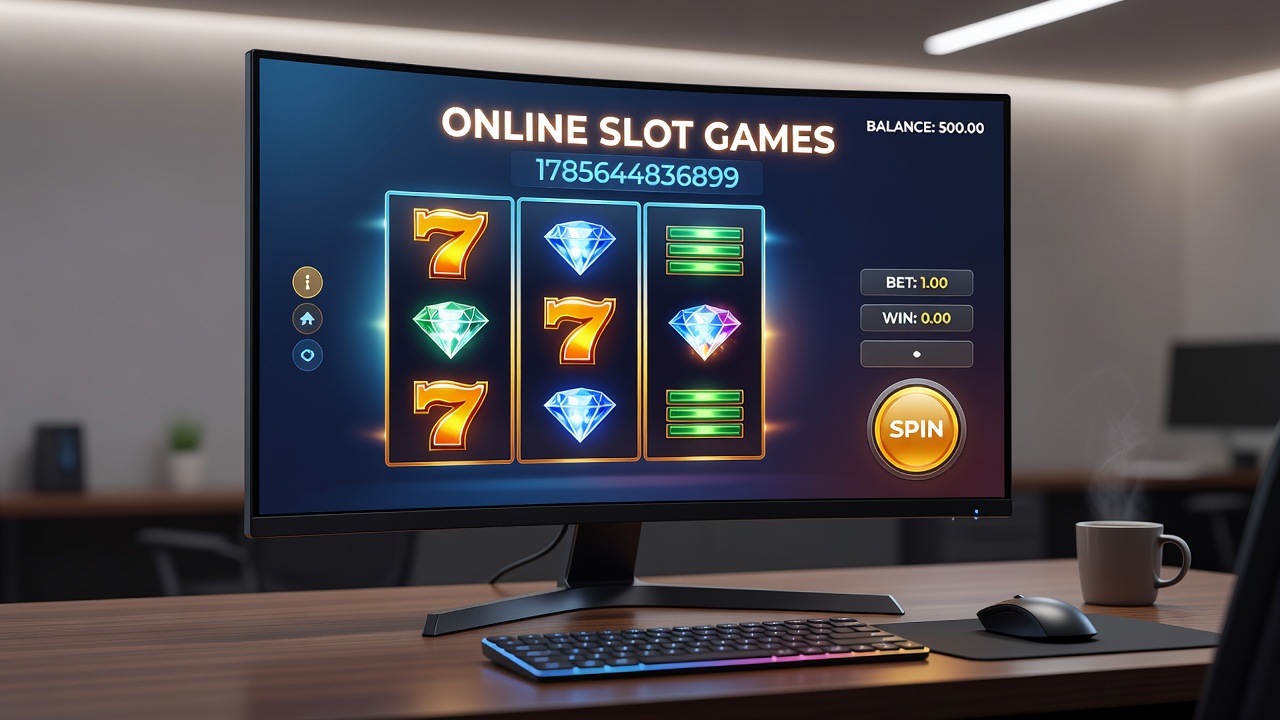 Close-up view of mobile device displaying an alpine-themed online slot game with free spin indicators and progressive jackpot meter