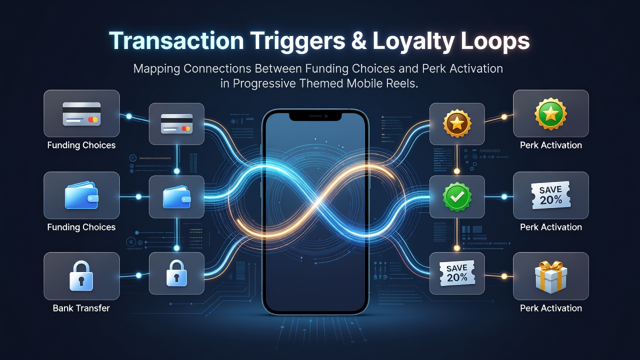Mobile slot interface displaying transaction confirmation and progressive jackpot meter activation